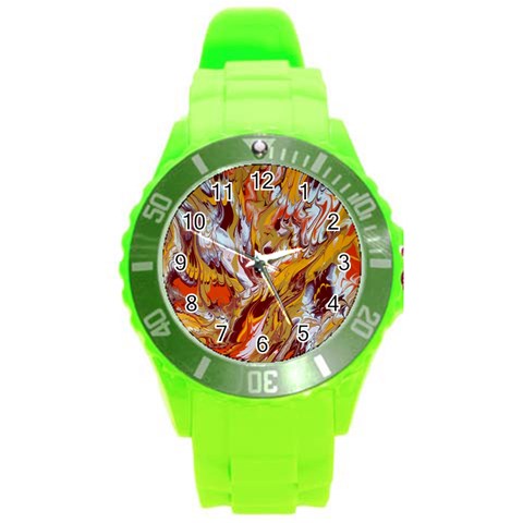 Phoenix Round Plastic Sport Watch (L) from ArtsNow.com Front