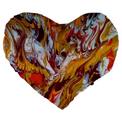 Phoenix Large 19  Premium Heart Shape Cushions from ArtsNow.com Front