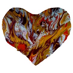 Phoenix Large 19  Premium Heart Shape Cushions from ArtsNow.com Back