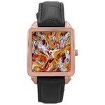 Phoenix Rose Gold Leather Watch 