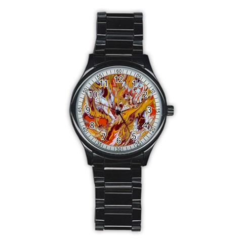 Phoenix Stainless Steel Round Watch from ArtsNow.com Front