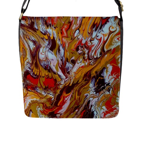 Phoenix Flap Closure Messenger Bag (L) from ArtsNow.com Front