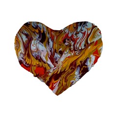 Phoenix Standard 16  Premium Flano Heart Shape Cushions from ArtsNow.com Back