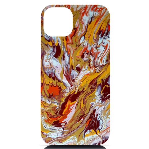 Phoenix iPhone 14 Plus Black UV Print PC Hardshell Case from ArtsNow.com Front