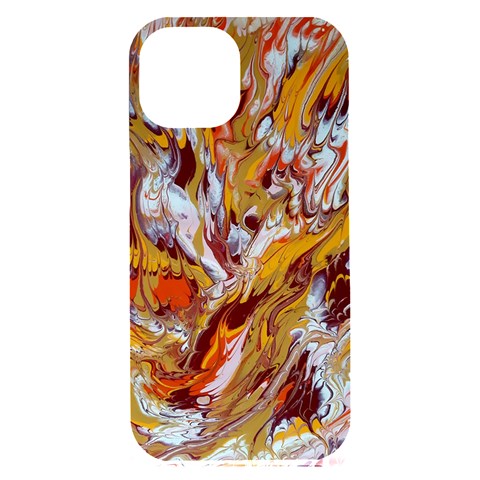 Phoenix iPhone 15 Plus Black UV Print PC Hardshell Case from ArtsNow.com Front