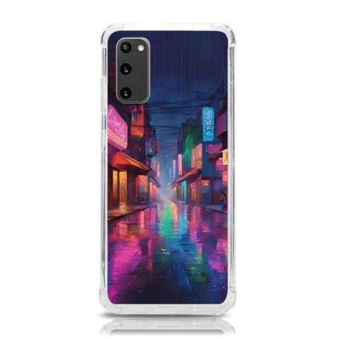 Abstract City Scape Samsung Galaxy S20 6.2 Inch TPU UV Case from ArtsNow.com Front