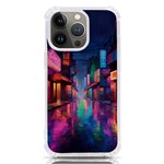 Abstract City Scape iPhone 13 Pro TPU UV Print Case