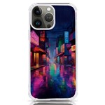 Abstract City Scape iPhone 13 Pro Max TPU UV Print Case