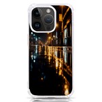 Rainy City Street iPhone 14 Pro TPU UV Print Case