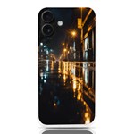 Rainy City Street iPhone 16 Plus TPU UV Print Case