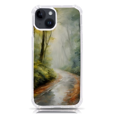 Woods path  iPhone 14 TPU UV Print Case from ArtsNow.com Front