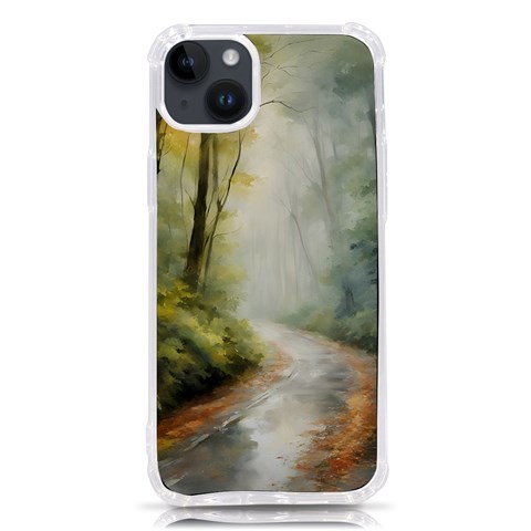 Woods path  iPhone 14 Plus TPU UV Print Case from ArtsNow.com Front