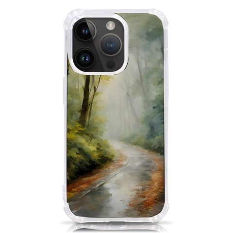 Woods path  iPhone 14 Pro TPU UV Print Case from ArtsNow.com Front