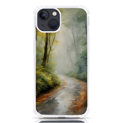 Woods path  iPhone 13 TPU UV Print Case from ArtsNow.com Front