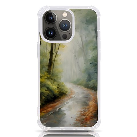 Woods path  iPhone 13 Pro TPU UV Print Case from ArtsNow.com Front