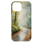 Woods path  iPhone 15 Black UV Print PC Hardshell Case