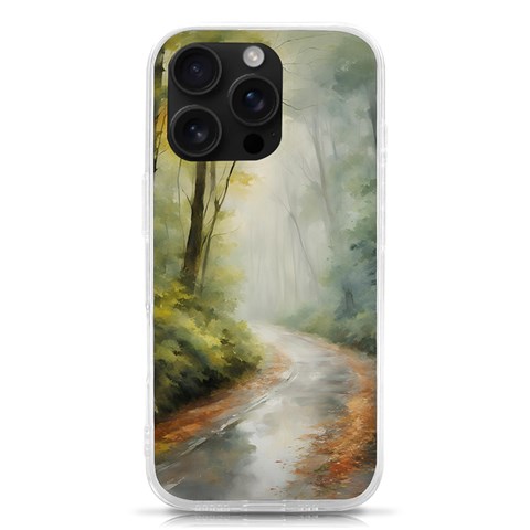 Woods path  iPhone 16 Pro TPU UV Print Case from ArtsNow.com Front