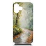 Woods path  iPhone 16 Plus Black UV Print PC Hardshell Case