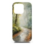 Woods path  iPhone 16 Pro Black UV Print PC Hardshell Case