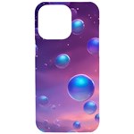 Bubbles iPhone 15 Pro Max Black UV Print PC Hardshell Case