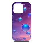 Bubbles iPhone 16 Pro Black UV Print PC Hardshell Case