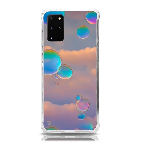 Clouds and Bubbles Samsung Galaxy S20 Plus 6.7 Inch TPU UV Case from ArtsNow.com Front