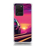 Retrowave Sunset Samsung Galaxy S20 Ultra 6.9 Inch TPU UV Case