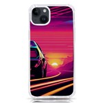 Retrowave Sunset iPhone 14 Plus TPU UV Print Case