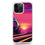 Retrowave Sunset iPhone 14 Pro Max TPU UV Print Case