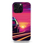 Retrowave Sunset iPhone 16 Pro TPU UV Print Case