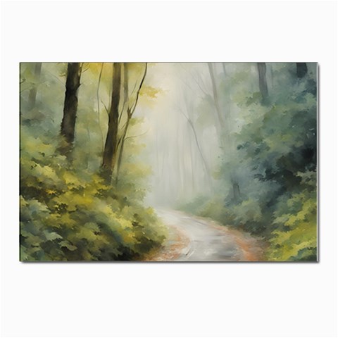 Forest Scene Postcard 4 x 6  (Pkg of 10) from ArtsNow.com Front