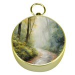 Forest Scene Gold Compasses