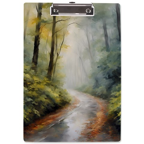 Forest Scene A4 Acrylic Clipboard from ArtsNow.com Front