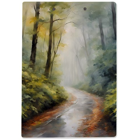 Forest Scene A4 Acrylic Clipboard from ArtsNow.com Back