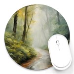 Forest Scene Round Mousepad