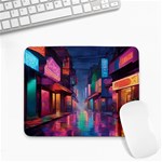 Abstract City Street Painting Small Mousepad