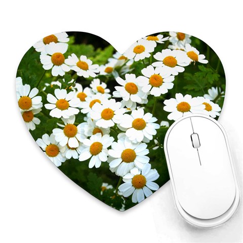 Flowers Heart Mousepad from ArtsNow.com Front