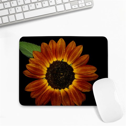 Night time Sunflower Small Mousepad from ArtsNow.com Front