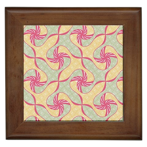 Abstract Pattern Design Scrapbooking Framed Tile from ArtsNow.com Front