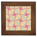 Abstract Pattern Design Scrapbooking Framed Tile