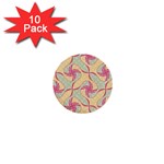 Abstract Pattern Design Scrapbooking 1  Mini Buttons (10 pack) 