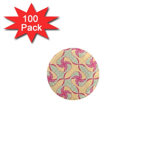 Abstract Pattern Design Scrapbooking 1  Mini Magnets (100 pack)  from ArtsNow.com Front