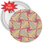 Abstract Pattern Design Scrapbooking 3  Buttons (10 pack) 