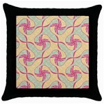 Abstract Pattern Design Scrapbooking Throw Pillow Case (Black)