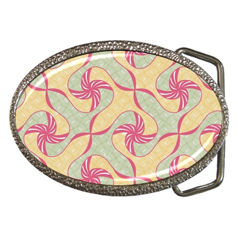 Abstract Pattern Design Scrapbooking Belt Buckles from ArtsNow.com Front