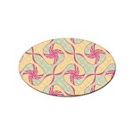 Abstract Pattern Design Scrapbooking Sticker (Oval)