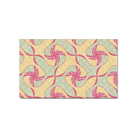 Abstract Pattern Design Scrapbooking Sticker (Rectangular) from ArtsNow.com Front