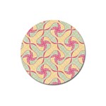 Abstract Pattern Design Scrapbooking Magnet 3  (Round)