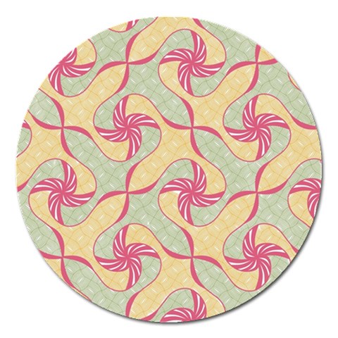 Abstract Pattern Design Scrapbooking Magnet 5  (Round) from ArtsNow.com Front