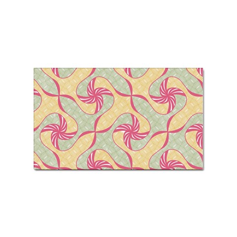 Abstract Pattern Design Scrapbooking Sticker Rectangular (100 pack) from ArtsNow.com Front